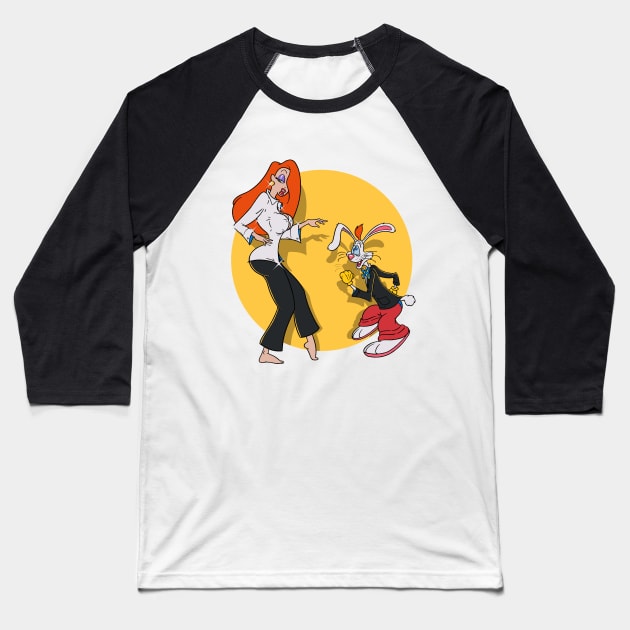 Rabbit Fiction Baseball T-Shirt by Getsousa
